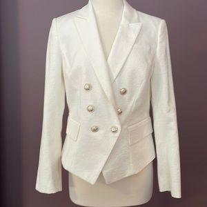 WHBM OFF WHITE JACKET SIZE 10